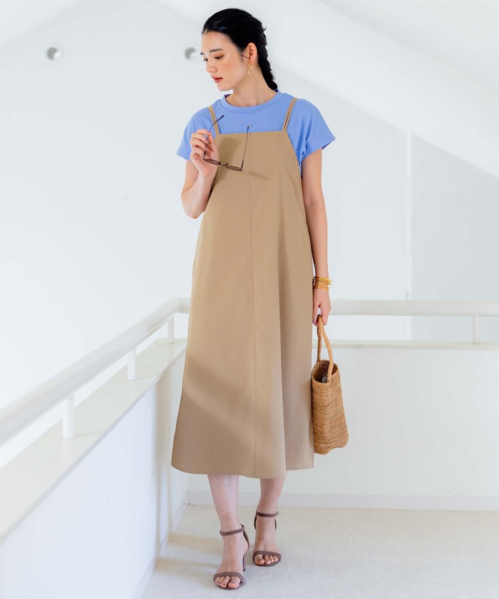 ビアズリー トワルドジュイ ワンピース リネン L~XL相当 キャミ欠品 極美品 ビアズリー BEARDSLEY トワルドジュイ ワンピース リネン L~XL