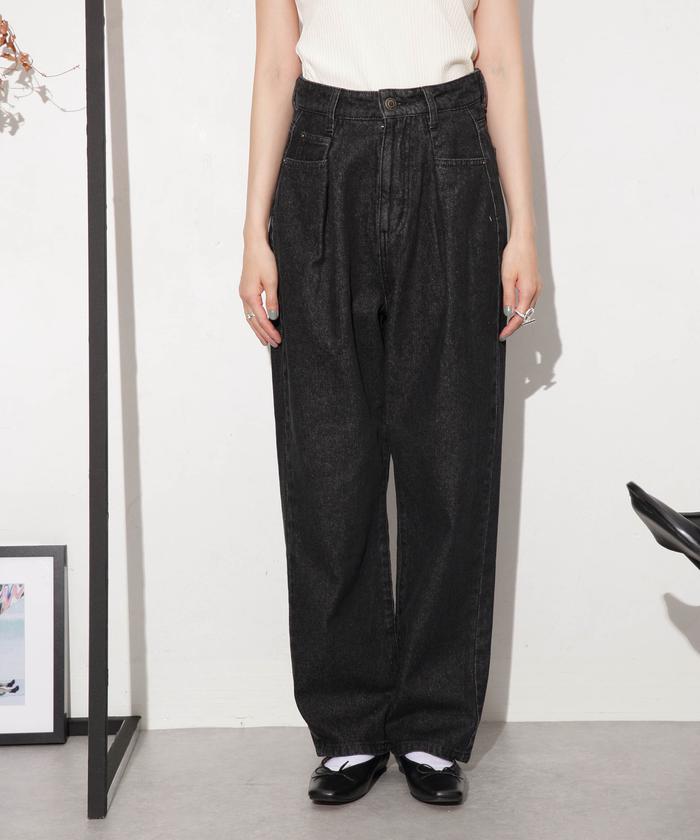 WEB限定/インタックデザインセミワイドデニム（セットアップ可