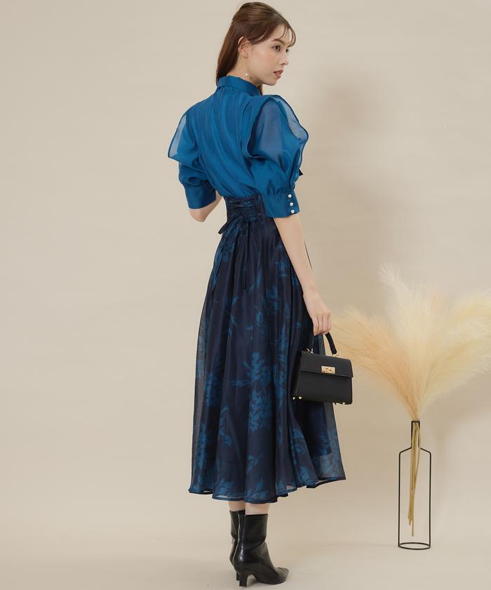 40%OFF】swinging ribbon skirt～ｽｳｨﾝｷﾞﾝｸﾞﾘﾎﾞﾝｽｶｰﾄ | flower