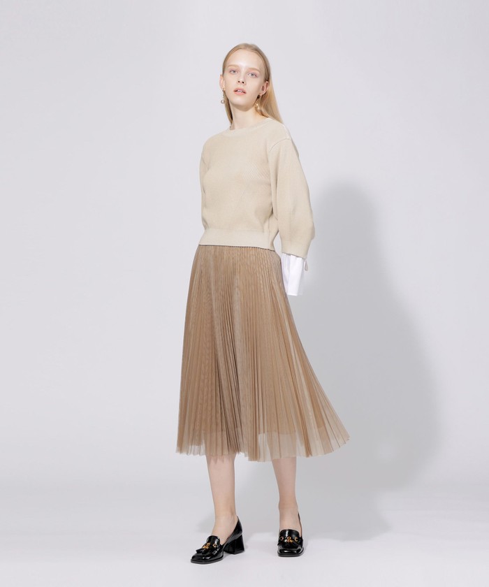 チュールプリーツスカート(505470182) | エポカ(EPOCA) - d fashion