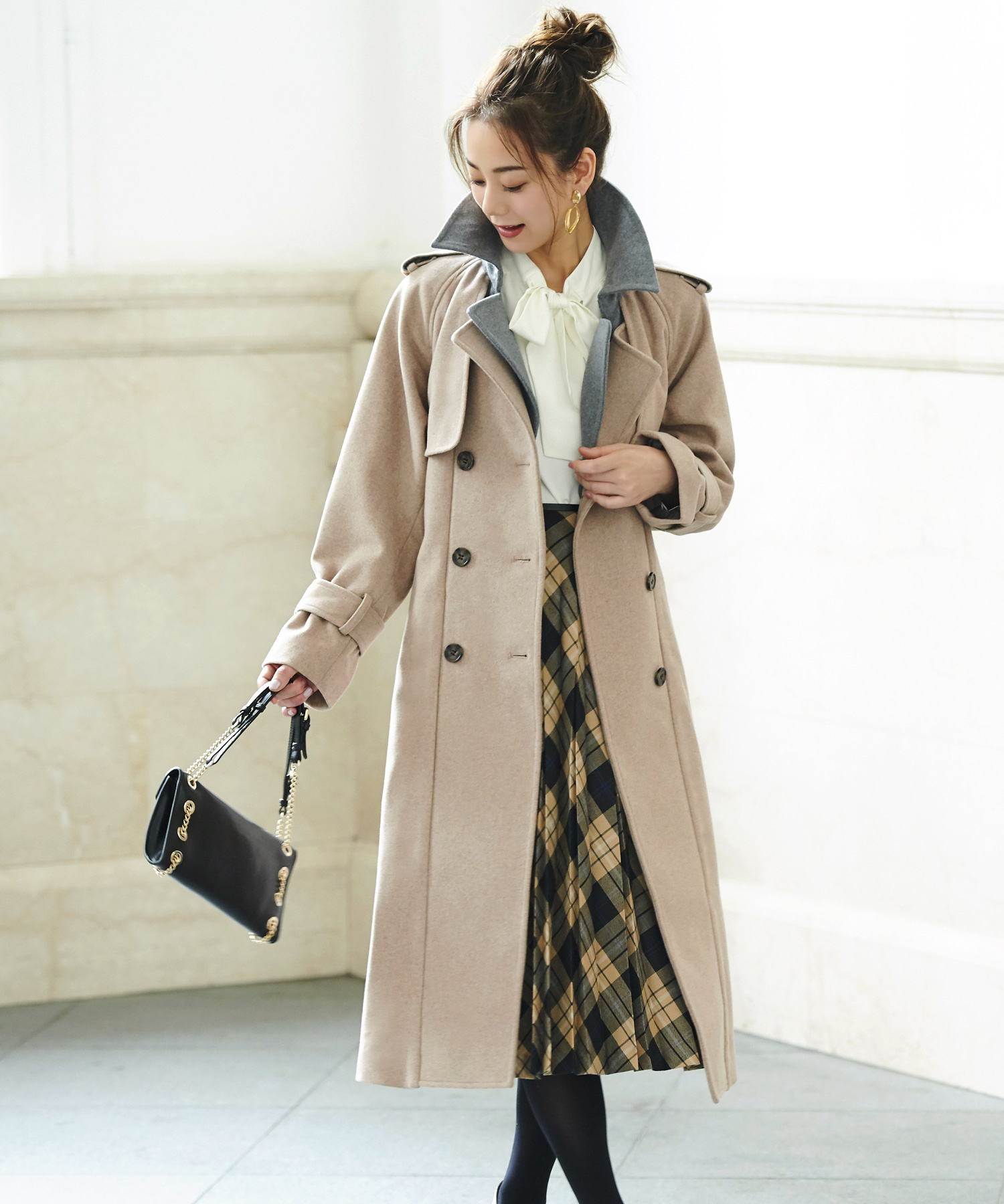 美品　RUIRUE BOUTIQUE ルイルエブティックコート セール 30%OFF】ルイルエブティック RUIRUE BOUTIQUE レイヤード