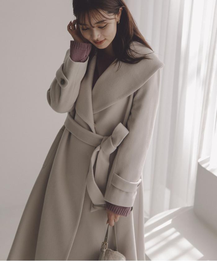 楽天市場】【SALE／30%OFF】ガウンロングコート 24AW PROPORTION
