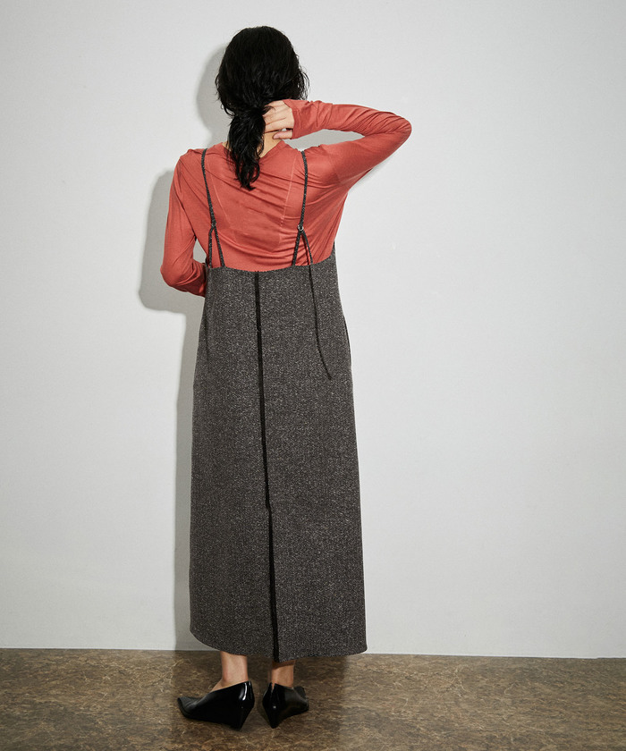 ツイードキャミワンピース(505474433) | アダム エ ロペ(ADAM ET ROPE') - d fashion