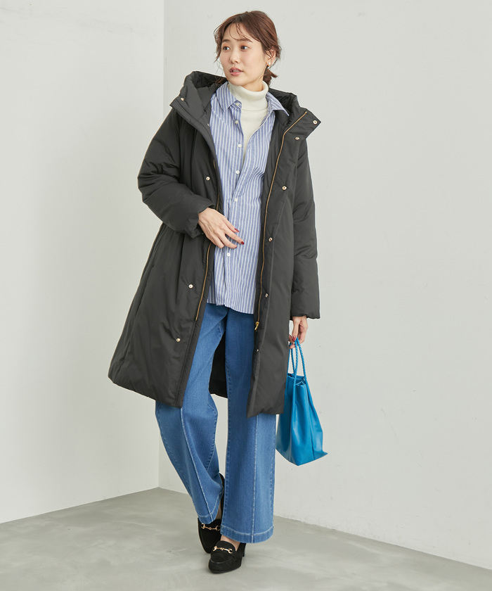 新入荷 セール MINOTECK/フーディロング DOWN 30%OFF】【撥水】GREEN ジャケット・アウター