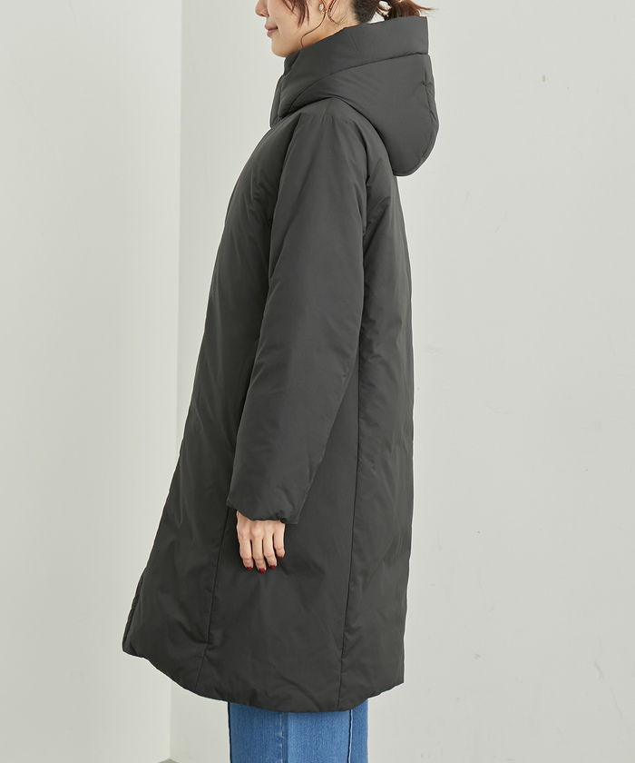 セール 30%OFF】【撥水】GREEN DOWN MINOTECK/フーディロング
