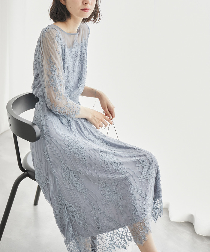 ロペピクニックパーティドレス結婚式 試着のみサイズ36（7号） セール 70%OFF】【Mon E'toile/モンエトワール】【結婚式にも