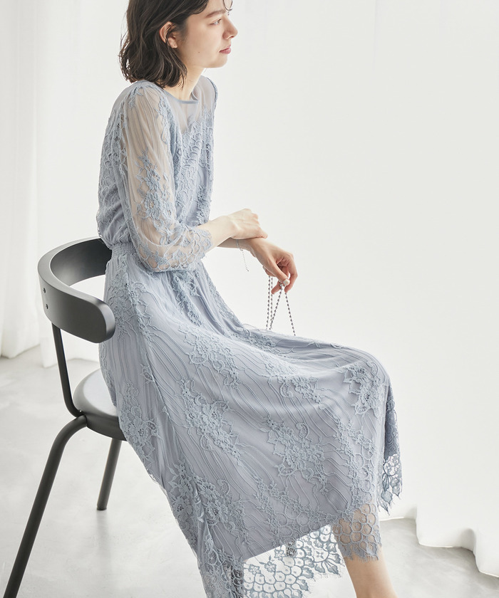 ロペピクニックパーティドレス結婚式 試着のみサイズ36（7号） ROPE' PICNIC｜【Mon E'toile/モンエトワール】【結婚式にも