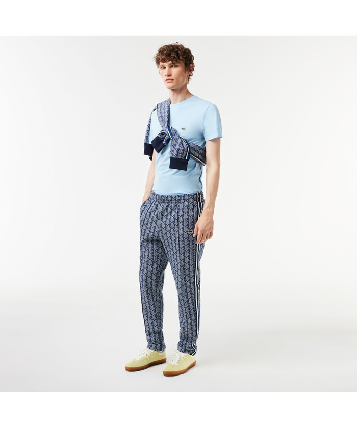 ラコステ LACOSTE サイドテーピングモノグラムジャカード ラコステ LACOSTE サイドテーピングモノグラムジャカード