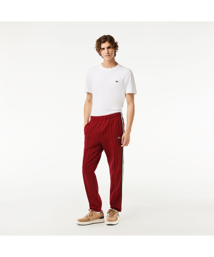 ラコステ LACOSTE サイドテーピングモノグラムジャカード ラコステ LACOSTE サイドテーピングモノグラムジャカード