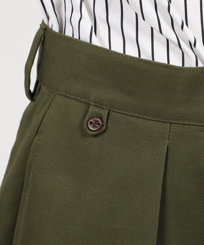 BERNARD ZINS AMIRAL トゥモローランド 別注 ワイド パンツ セール】BERNARD ZINS AMIRAL コットンツイル ワイドトラウザー