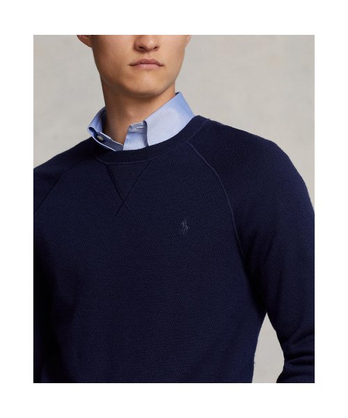 スリム フィット テクスチャード ウォッシャブル ウール セーター(505484328) | POLO RALPH LAUREN(POLO