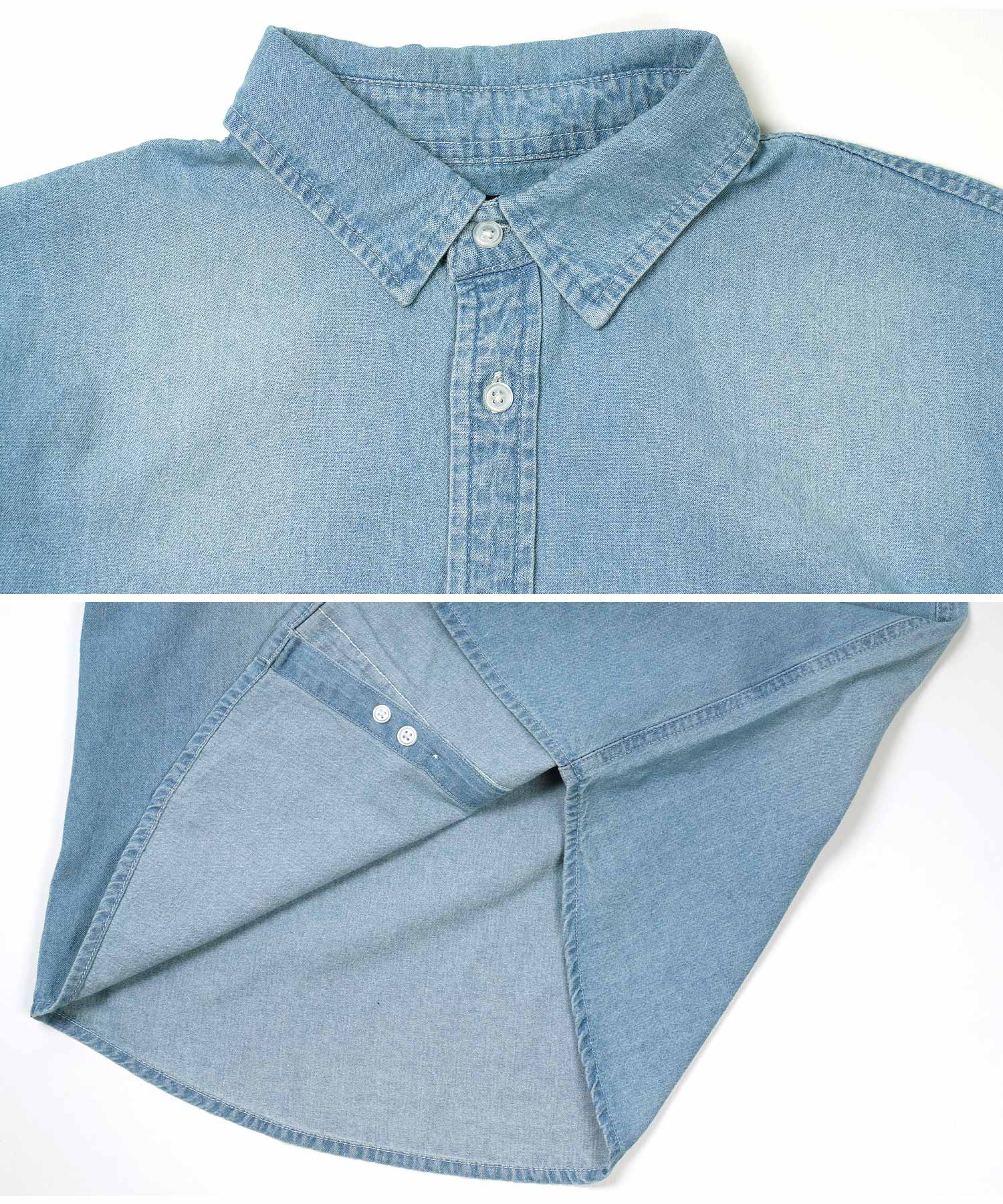 ジギーズショップ JIGGYS SHOP 6.5oz デニムシャツ / 長袖シャツ ジギーズショップ JIGGYS SHOP 6.5oz デニムシャツ / 長袖シャツ