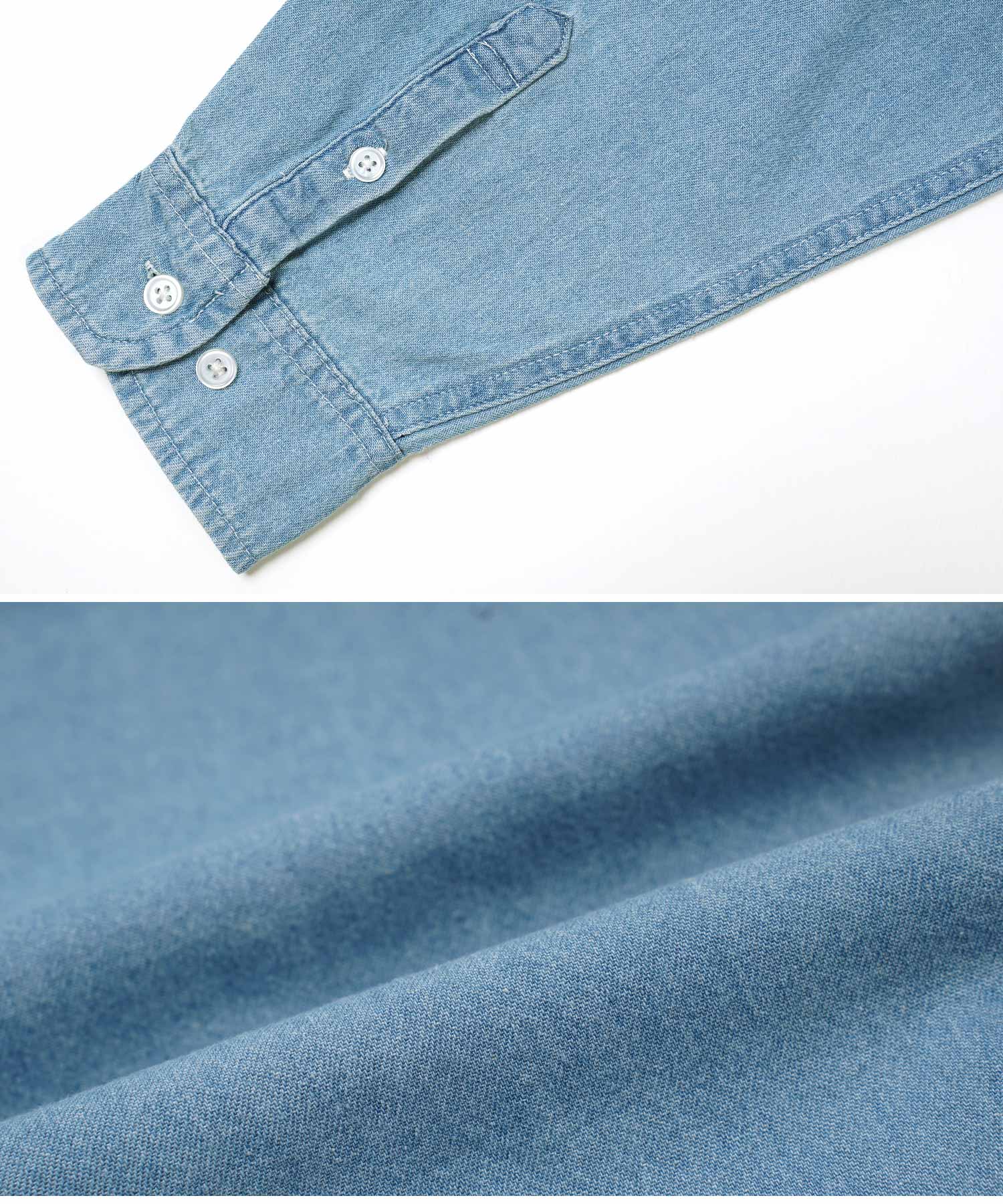 ジギーズショップ JIGGYS SHOP 6.5oz デニムシャツ / 長袖シャツ ジギーズショップ JIGGYS SHOP 6.5oz デニムシャツ / 長袖シャツ