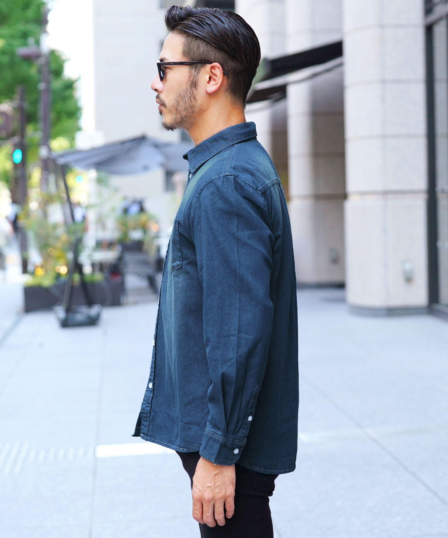 ジギーズショップ JIGGYS SHOP 6.5oz デニムシャツ / 長袖シャツ ジギーズショップ JIGGYS SHOP 6.5oz デニムシャツ / 長袖シャツ