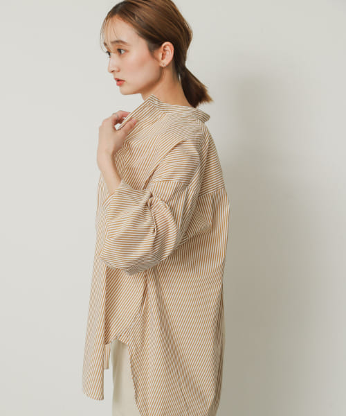 セール 50%OFF】カラーコクーンスリーブシャツ(505487788