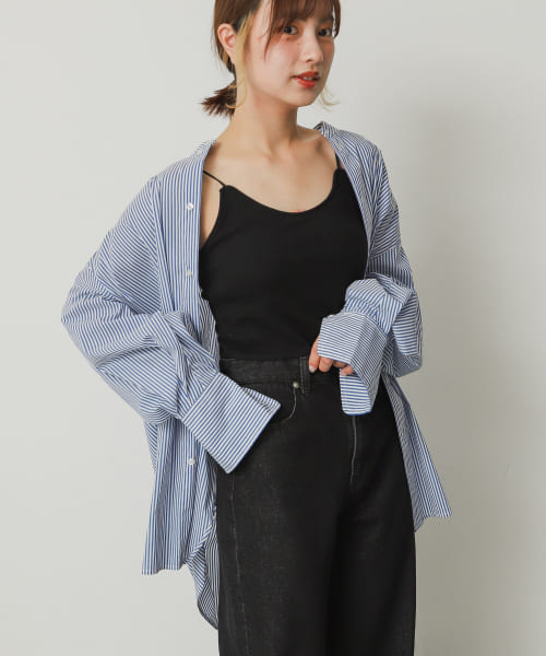 セール 50%OFF】カラーコクーンスリーブシャツ(505487788