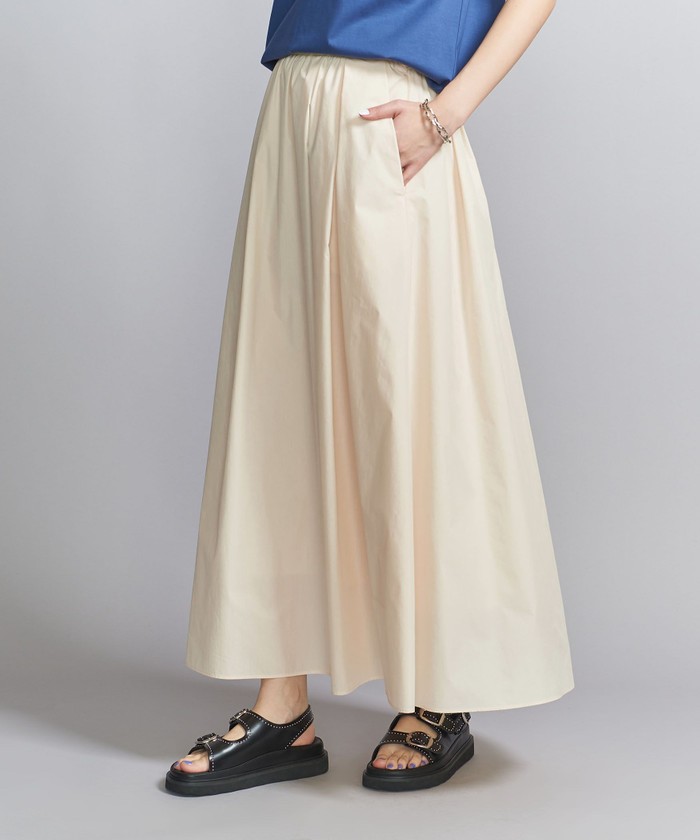 セール 50%OFF】タイプライター ギャザーマキシスカート