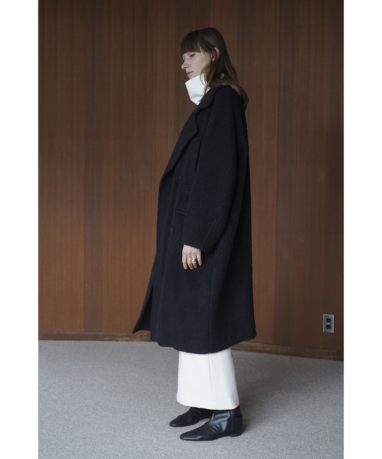 セール 50%OFF】SHORT SHAGGY COCOON OVER COAT(505489466