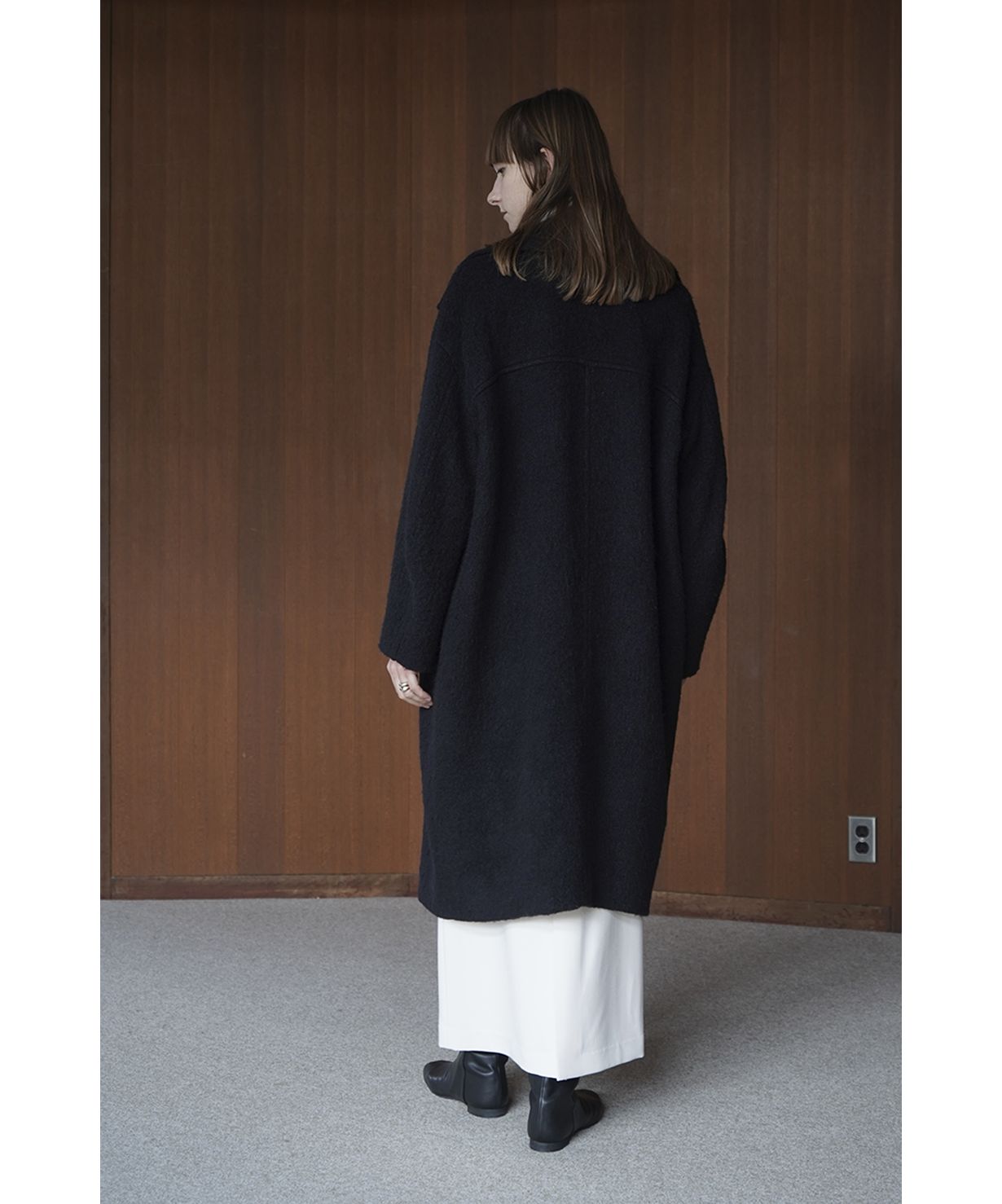 セール 50%OFF】SHORT SHAGGY COCOON OVER COAT(505489466