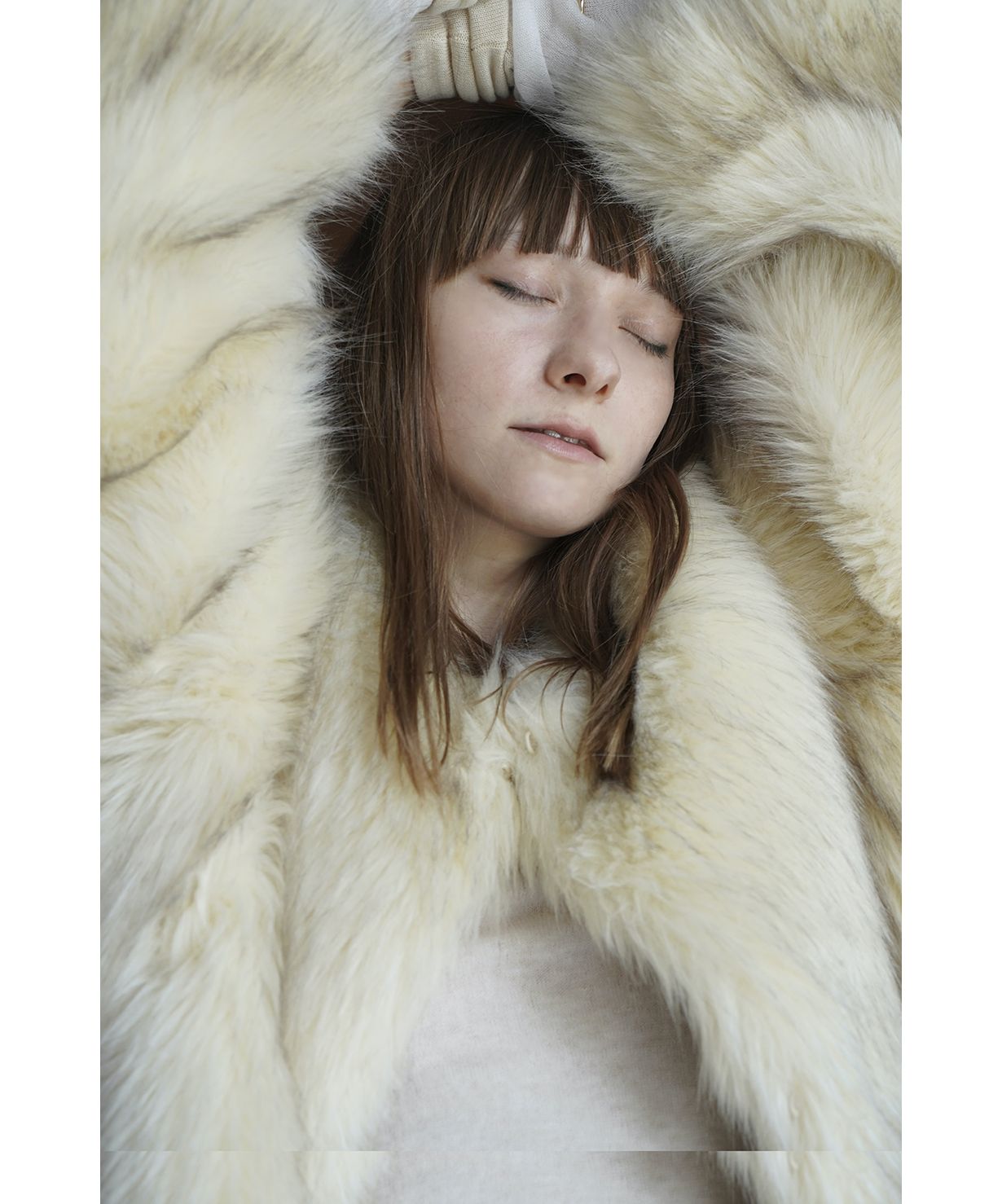 セール 30%OFF】NO COLLAR VOLUME ECO FUR COAT(505489467 セール 30%OFF】NO COLLAR VOLUME ECO FUR COAT(505489467