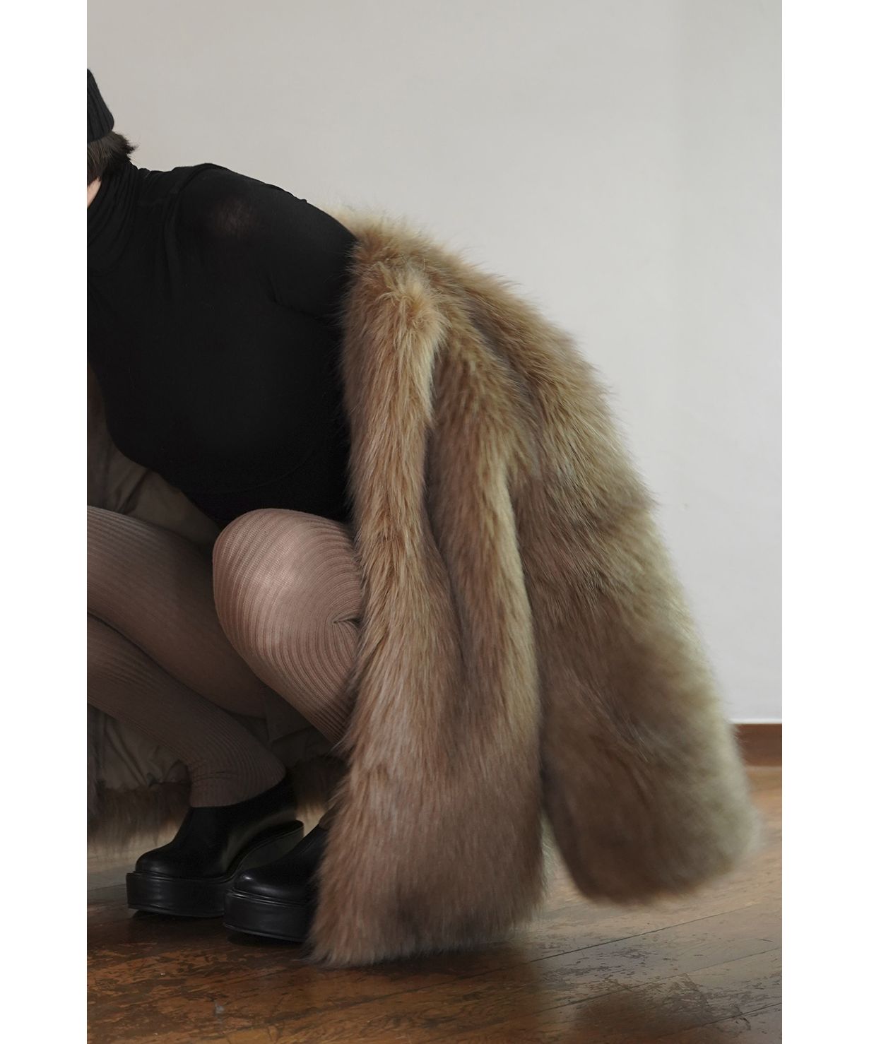 セール 30%OFF】NO COLLAR VOLUME ECO FUR COAT(505489467 セール 30%OFF】NO COLLAR VOLUME ECO FUR COAT(505489467
