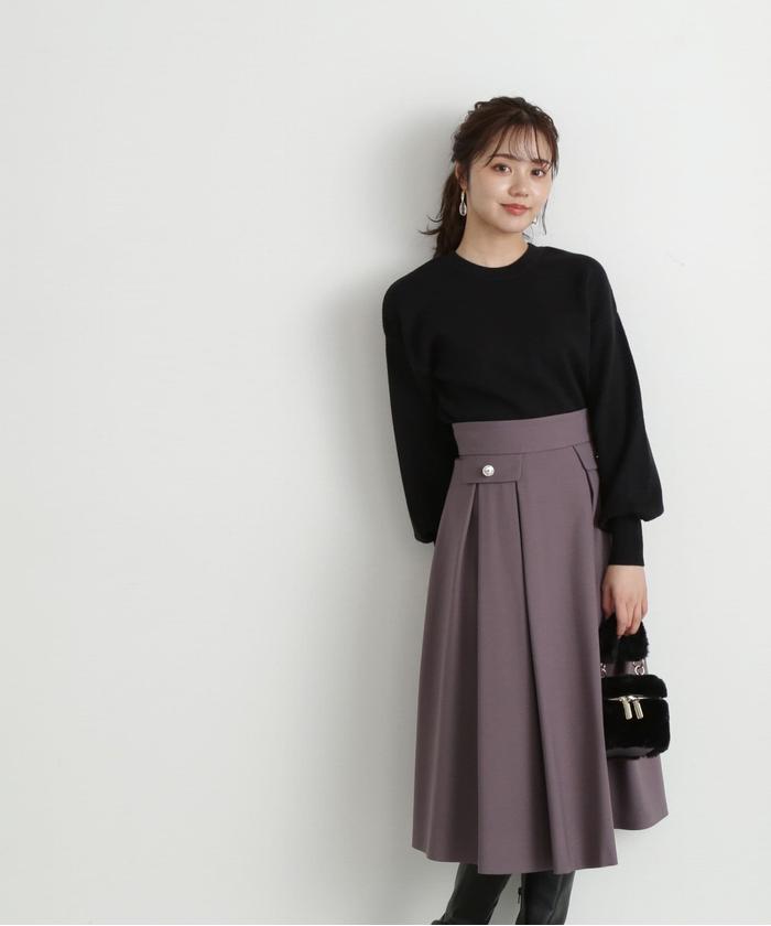 セール 50%OFF】ニットミニスカートセットアップ WEB限定カラー