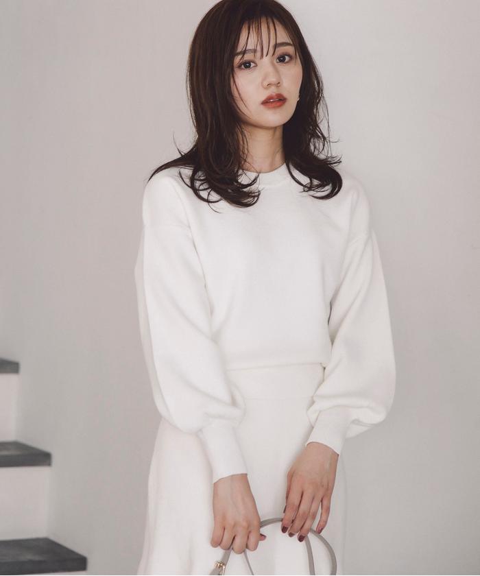 セール 50%OFF】ニットミニスカートセットアップ WEB限定カラー