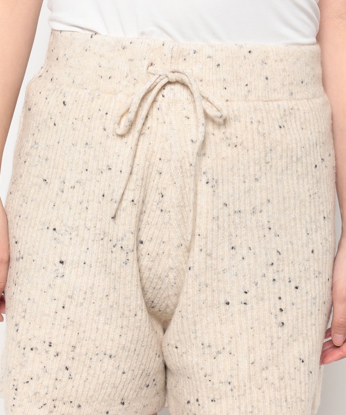 【24時間以内発送】ダメージリブニットパンツ Kastane グレー Kastane パンツ 「低身長サイズ/2サイズ展開/セットアップ対応