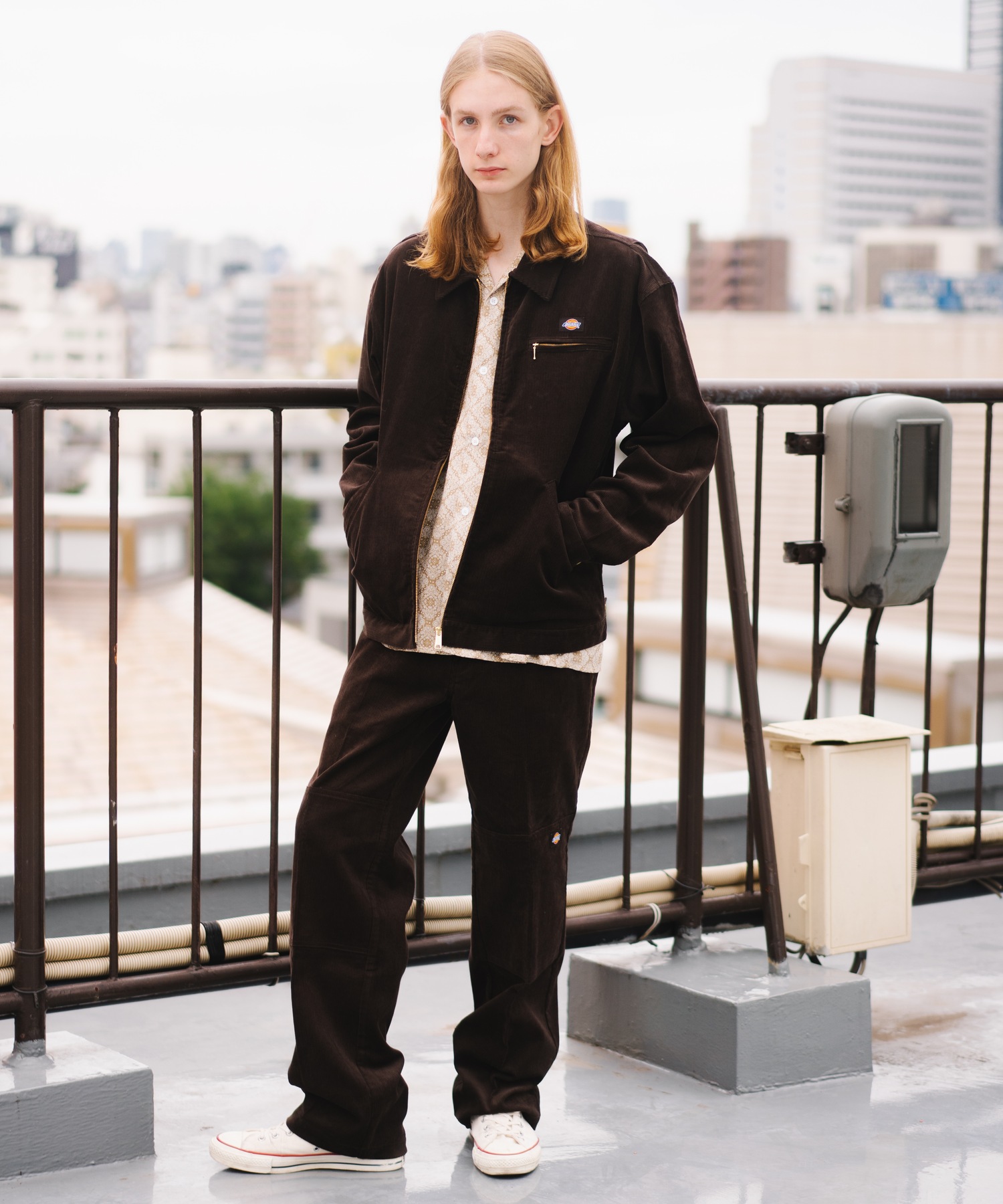 ディッキーズ Dickies Dickies 85283 CORDUROY DOUBLE KNEE WORK
