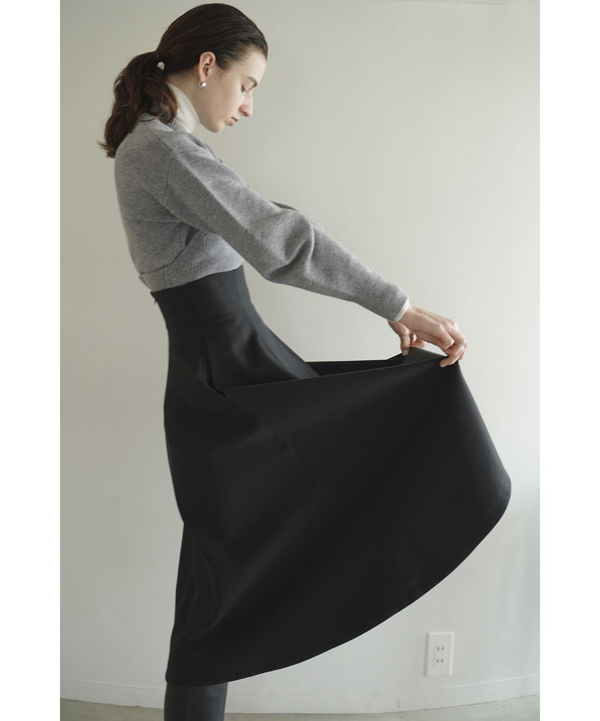 セール】HIGH WAIST CIRCULAR SKIRT(505491440) | クラネ(CLANE