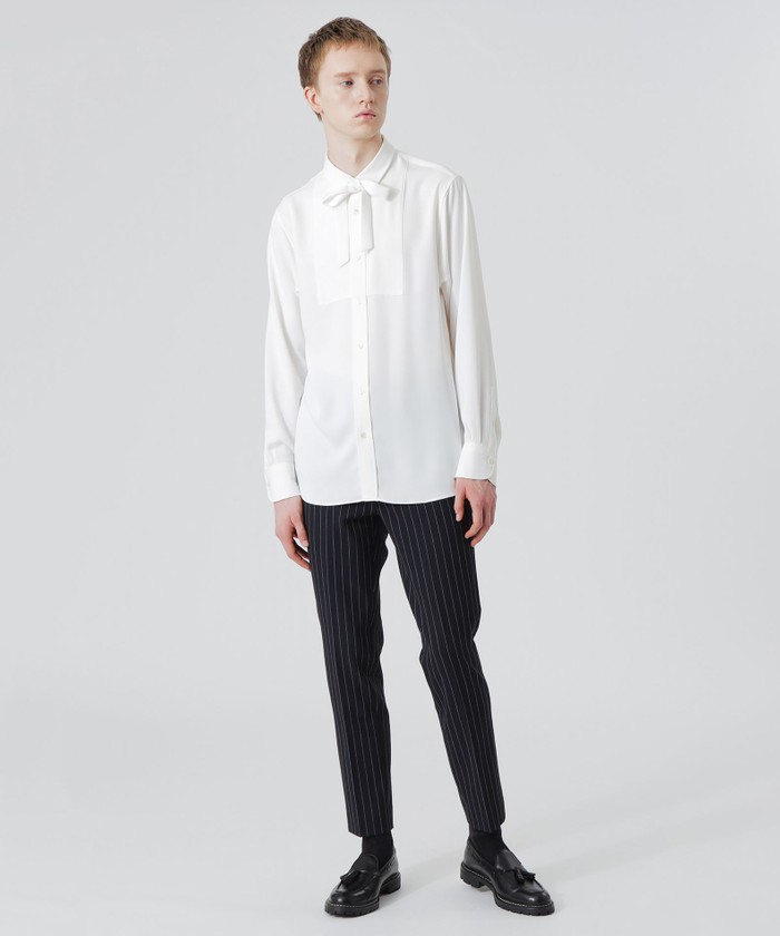 セール 30%OFF】サテンリボンタイ シャツ(505440228) | ラブレス
