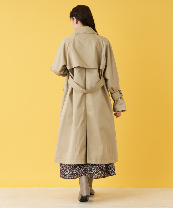 【BRAHMIN】ステンカラートレンチコート BRAHMIN】ステンカラートレンチコート | アンレクレ(en recre
