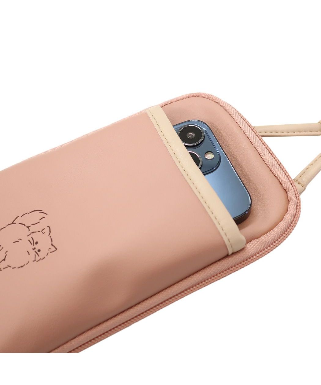 ミーアキャット　スマホポーチ　ミニポーチ　あみぐるみ シネマコレクション cinemacollection ミリミリ milimili