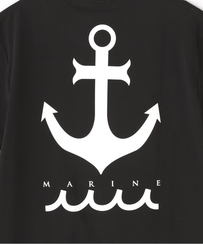 muta マリン×ハリスツイード ♦️専用　　　　　ユニセックス　ショルダー付き Amazon | （ムータ）Muta MARINE OUTLINE ロゴ Tシャツ バック