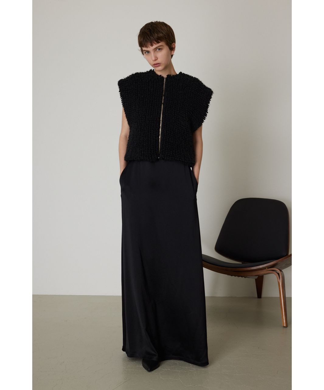 【2025 新作】 | vest(505493228) zip shoulder Wide リムアーク(RIM.ARK) d - トップス