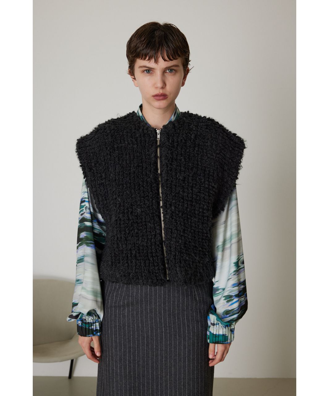 人気特価激安 vest(505493228) zip shoulder Wide | d - リムアーク(RIM.ARK) トップス