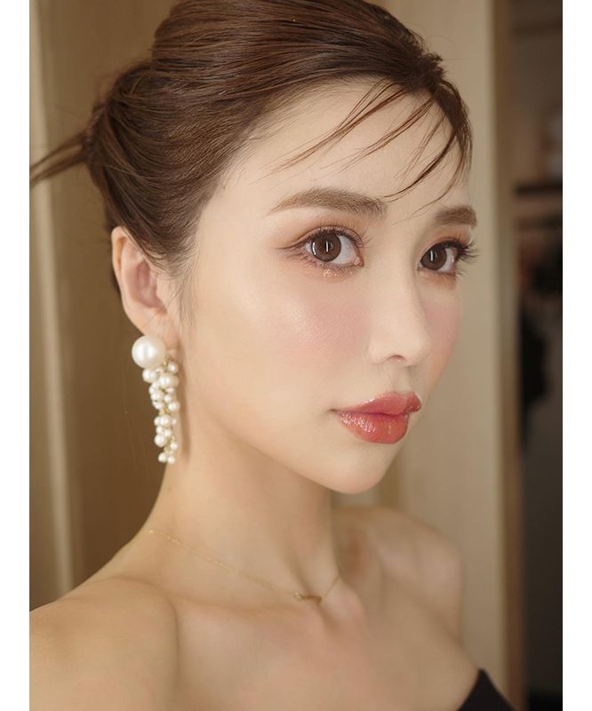 【新品】　エイミーイストワール　パールリボンピアス パールリボンピアス(F IVORY): ACCESSORIES