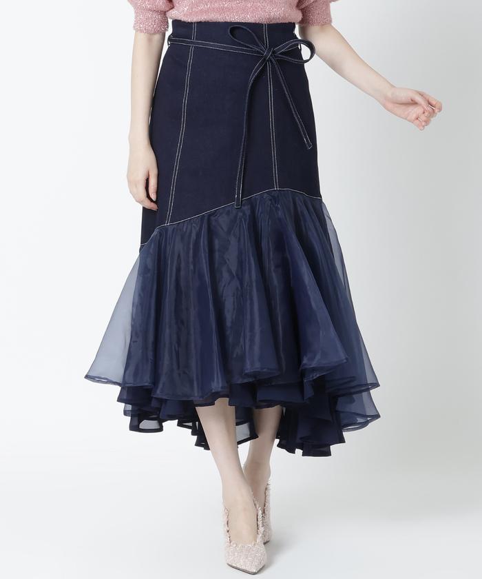 ○裾オーガンジースカート(505494880) | ウィルセレクション