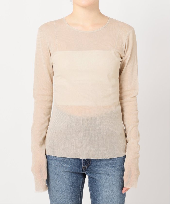 追加》Mesh Sheer ロンT5(505495813) | プラージュ(Plage) - d 追加》Mesh Sheer ロンT5(505495813) | プラージュ(Plage) - d