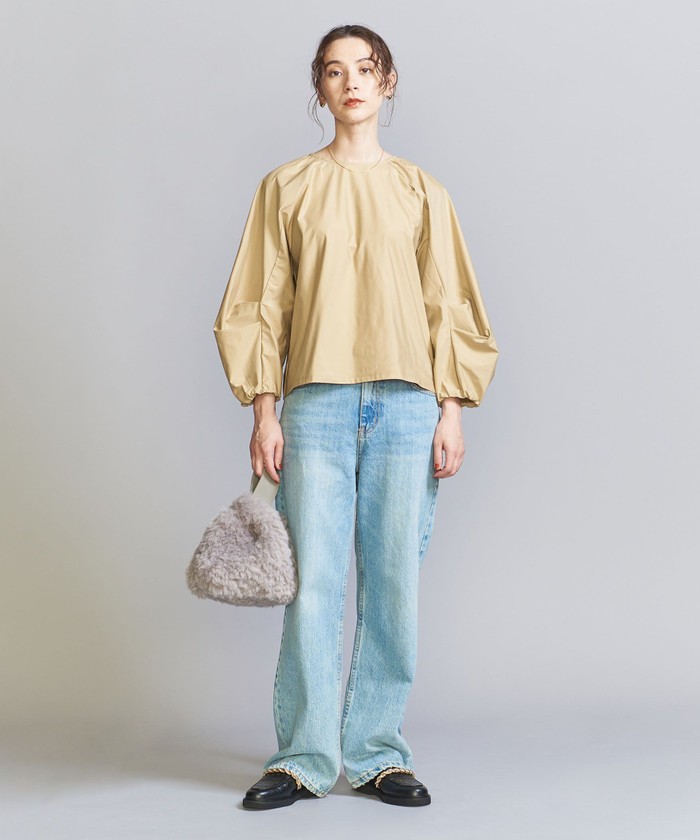 セール10%OFF】ポリエステル ボリュームスリーブ カットソープル