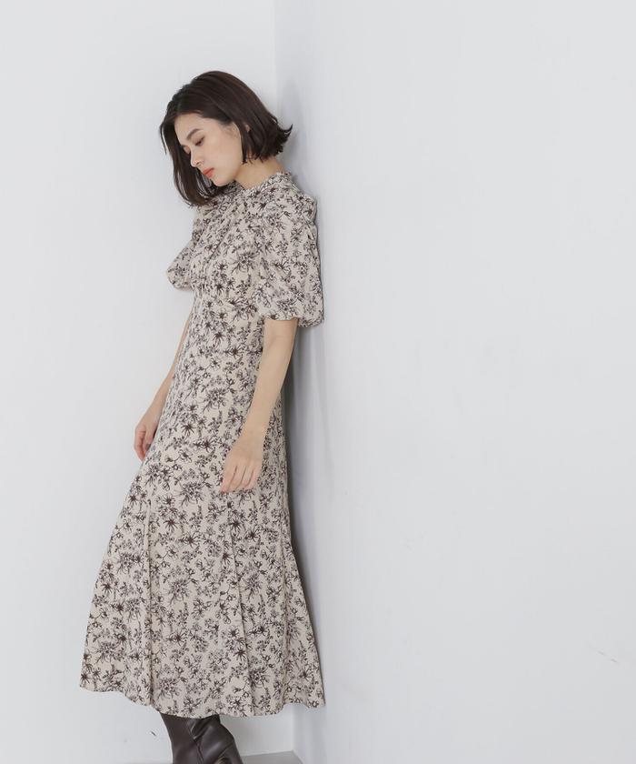 vero moda キュート プリント  2点 2WAY スリム ワンピース vero moda キュート プリント 2点 2WAY スリム ワンピース (VERO