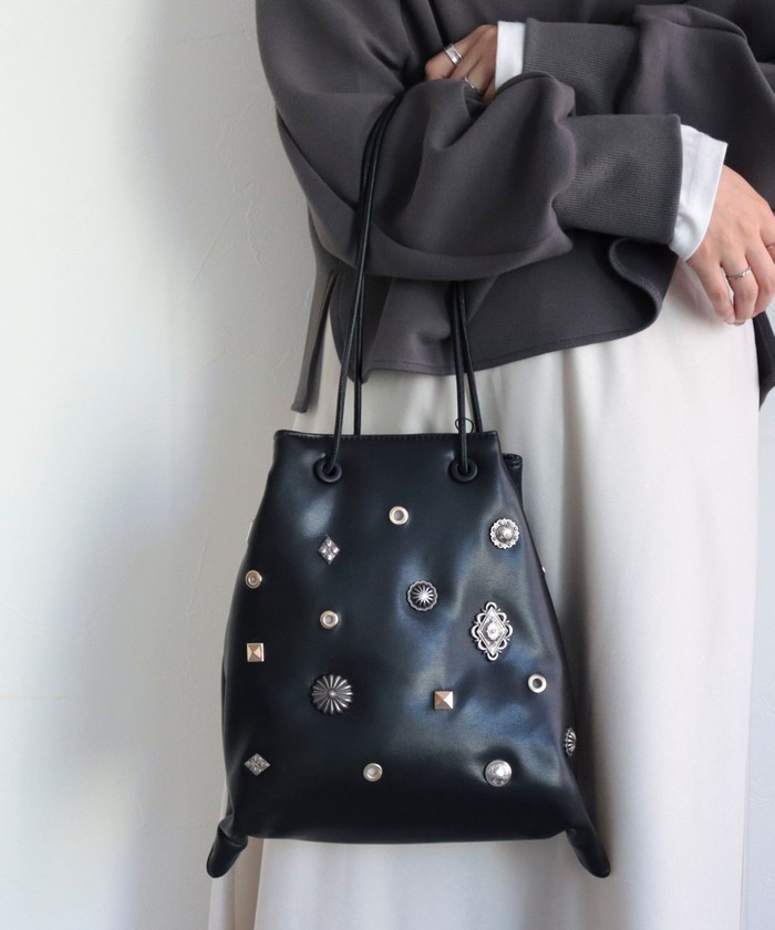 PORTER ショルダーバッグ ブラウン コンチョカスタム PORTER ショルダーバッグ ブラウン コンチョカスタム - メルカリ