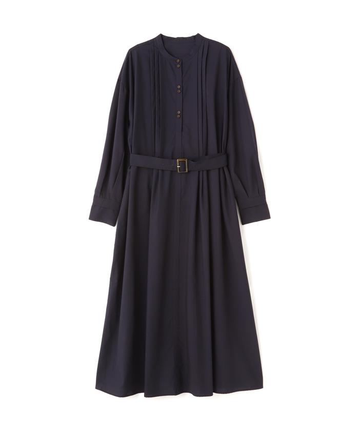 セール】ベルテッドダブルボタンシャツワンピース23AW(505490344 セール】ベルテッドダブルボタンシャツワンピース23AW(505490344