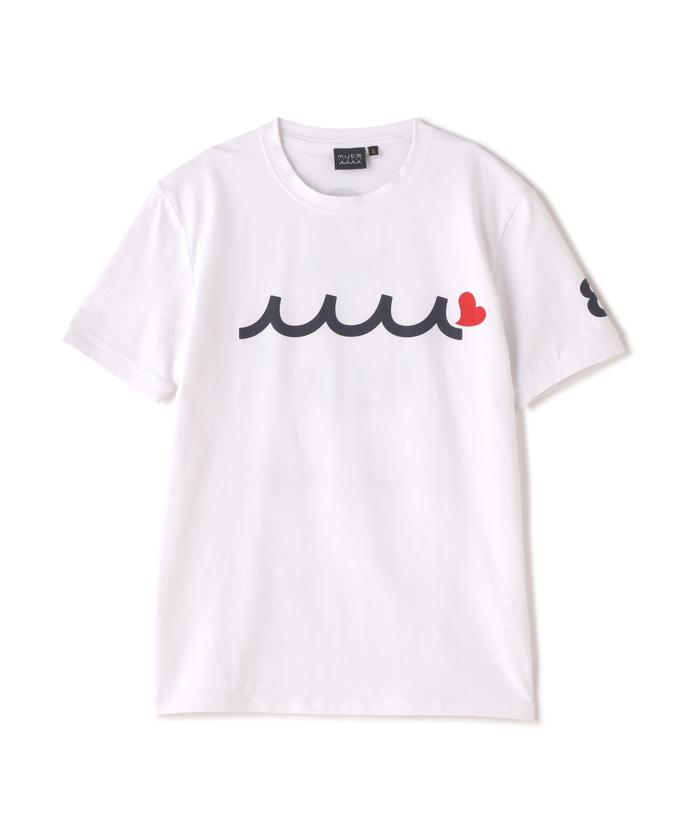 muta MARINE/ムータ マリン/marine シルクプリントTシャツ