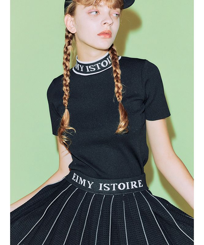 eimy istoire フリルスリーブスウェットップス フリルスリーブスウェットップス(F WHITE): TOPS