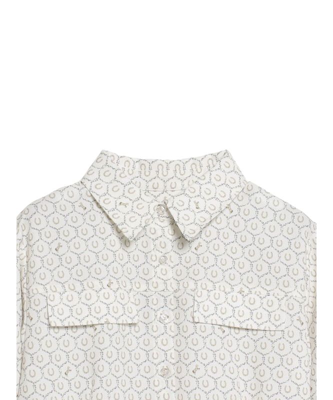 エイミーイストワール eimy istoire Horseshoe print シャツ