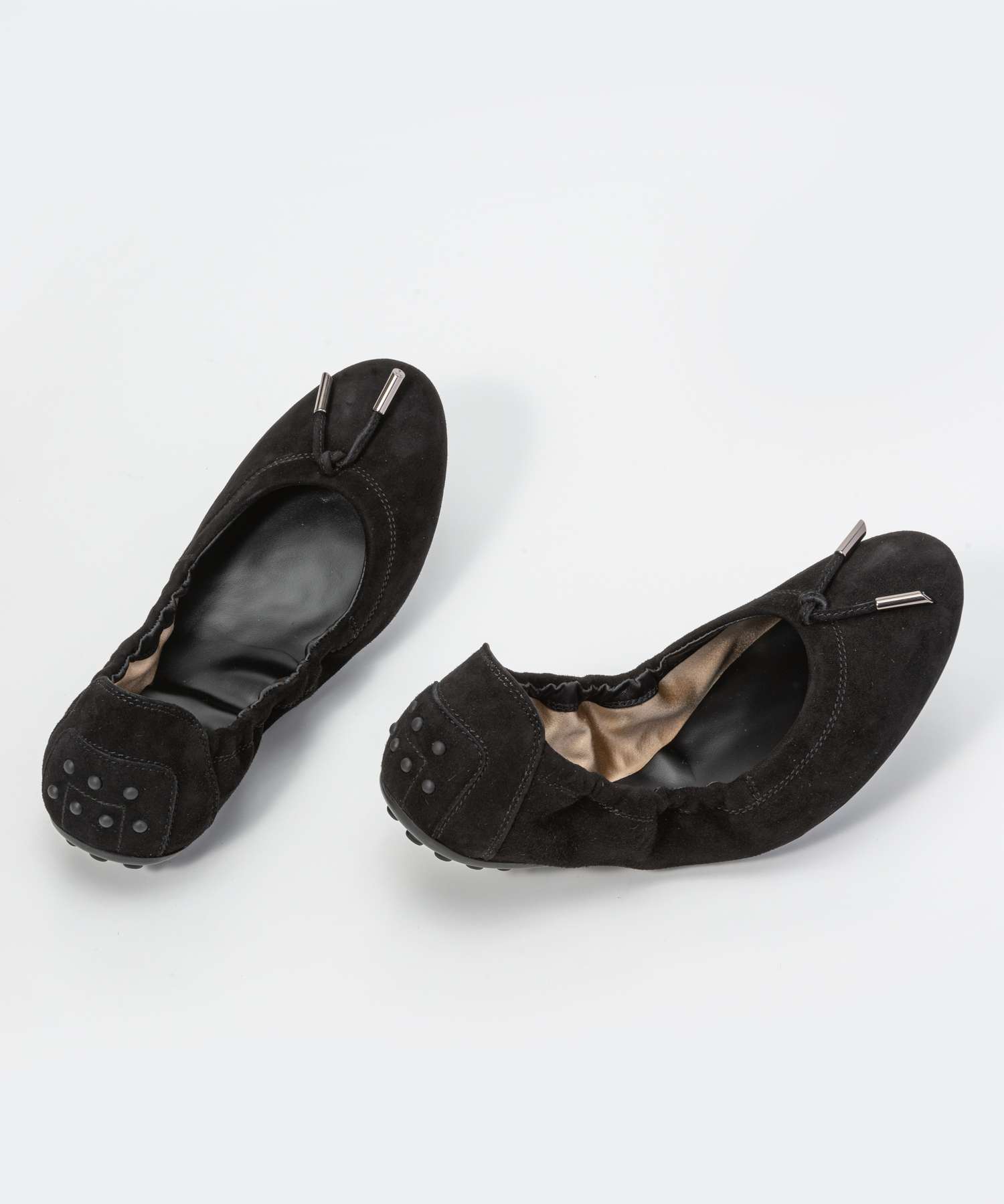 新品未使用 トッズ TOD'S オフ白 バレエシューズ 35