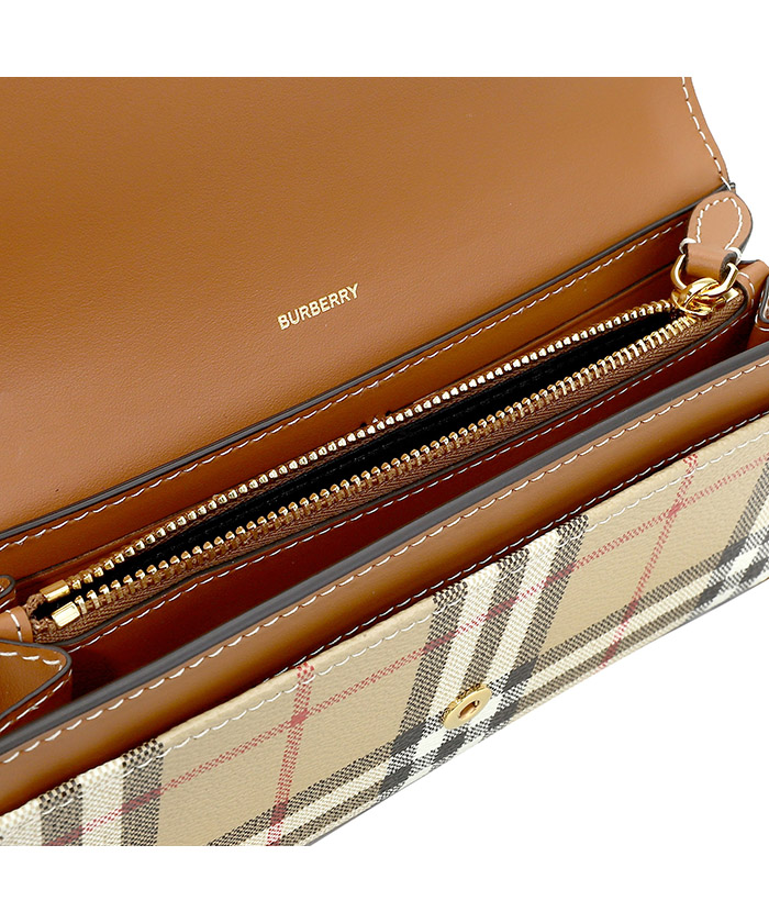 BURBERRY 長財布 ブラウン BURBERRY - 美品☆BURBERRY バーバリーズ レザー 長札入れ 茶