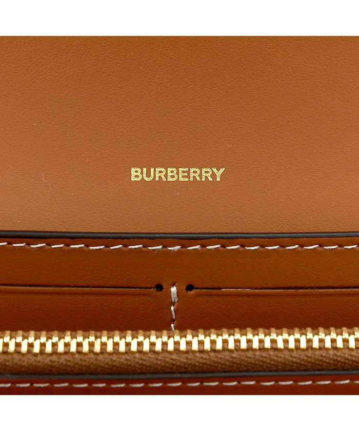 BURBERRY 長財布 ブラウン BURBERRY バーバリー 長財布 ブラウン 8094438 AROUND ZIP