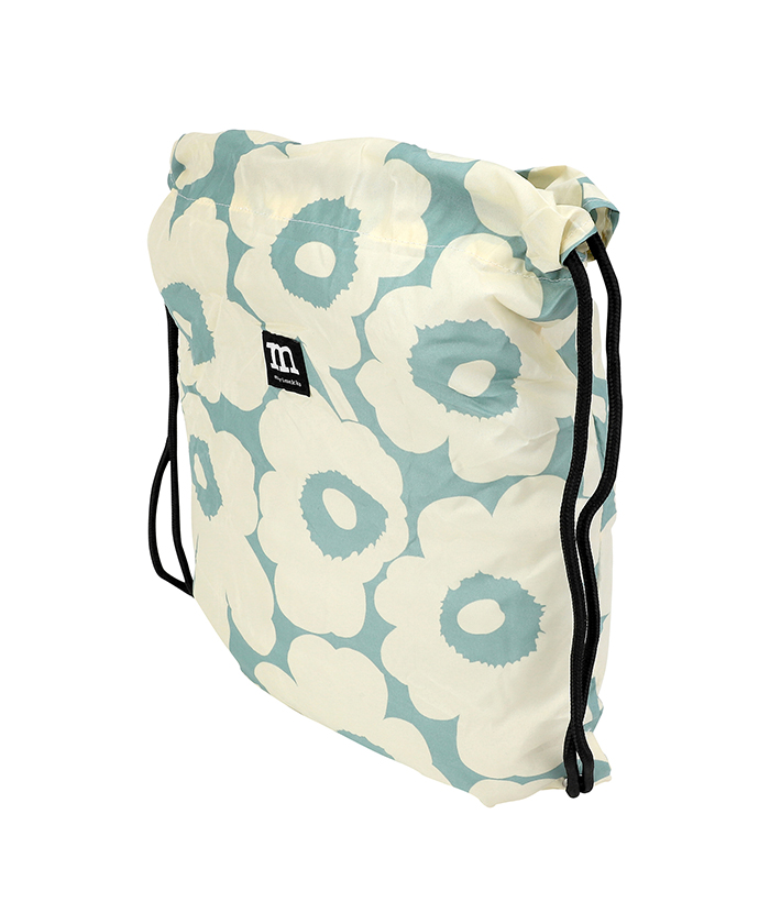 希少　マリメッコ　marimekko リュック　フィンランド製　100%コットン マリメッコ marimekko バッグ （ブラック） -ファッション通販